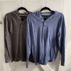 2 PIECE BUNDLE Banana Republic Hooded Sweatshirt Bundle